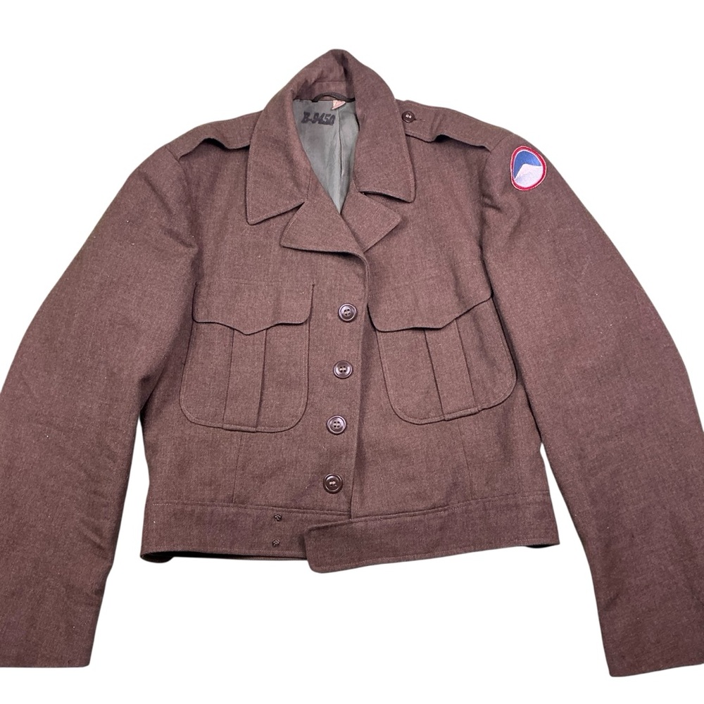 Vintage 1940s WWII military wool field jacket size S/M